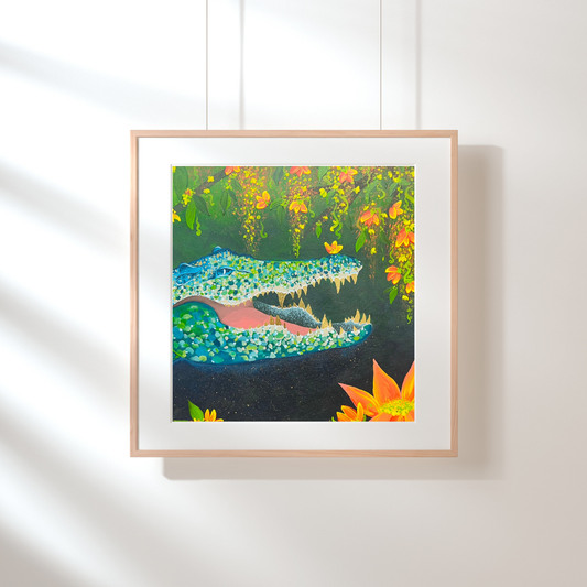 Goldie the Saltie | Art Print