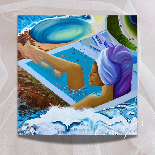 ‘Ocean Bath’ Art Print