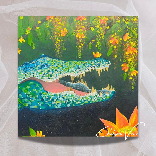 ‘Goldie the Saltie’ Art Print